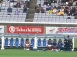 横浜F・マリノスの渡邉千真もお着替え