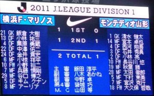 横浜F・マリノス vs モンテディオ山形 2−1