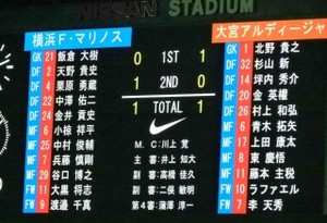 横浜F・マリノス vs 大宮アルディージャ