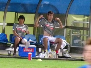 中村俊輔と長谷川アーリアジャスール