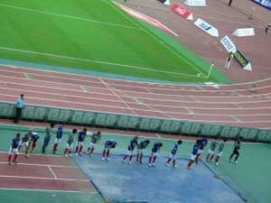 敗戦後の横浜F・マリノス