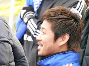 日本代表の横浜F・マリノス栗原勇蔵