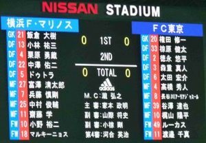 横浜F・マリノス vs FC東京