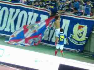 清水エスパルス戦でゴールした大黒将志